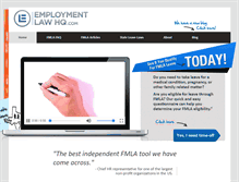 Tablet Screenshot of employmentlawhq.com